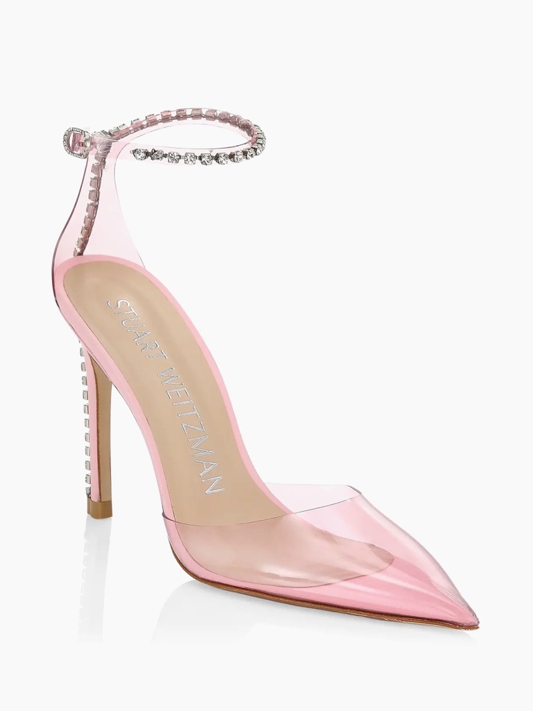 Stuart Weitzman- Stuart Glam 100 Strap Pump- Nwt- 7
